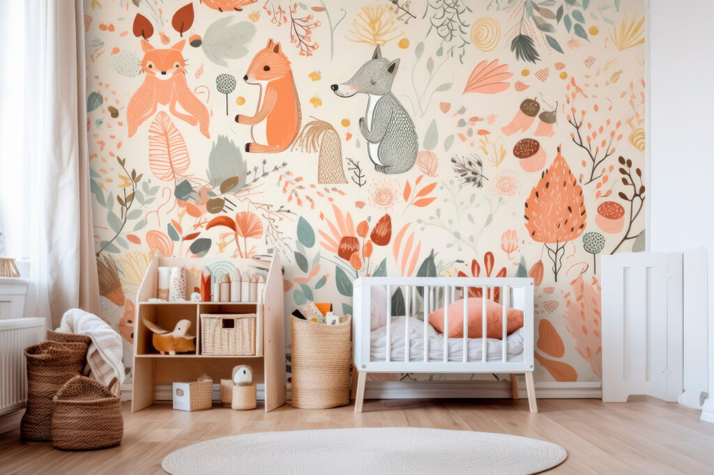 decoración para habitaciones infantiles, personalización de espacios residenciales infantiles