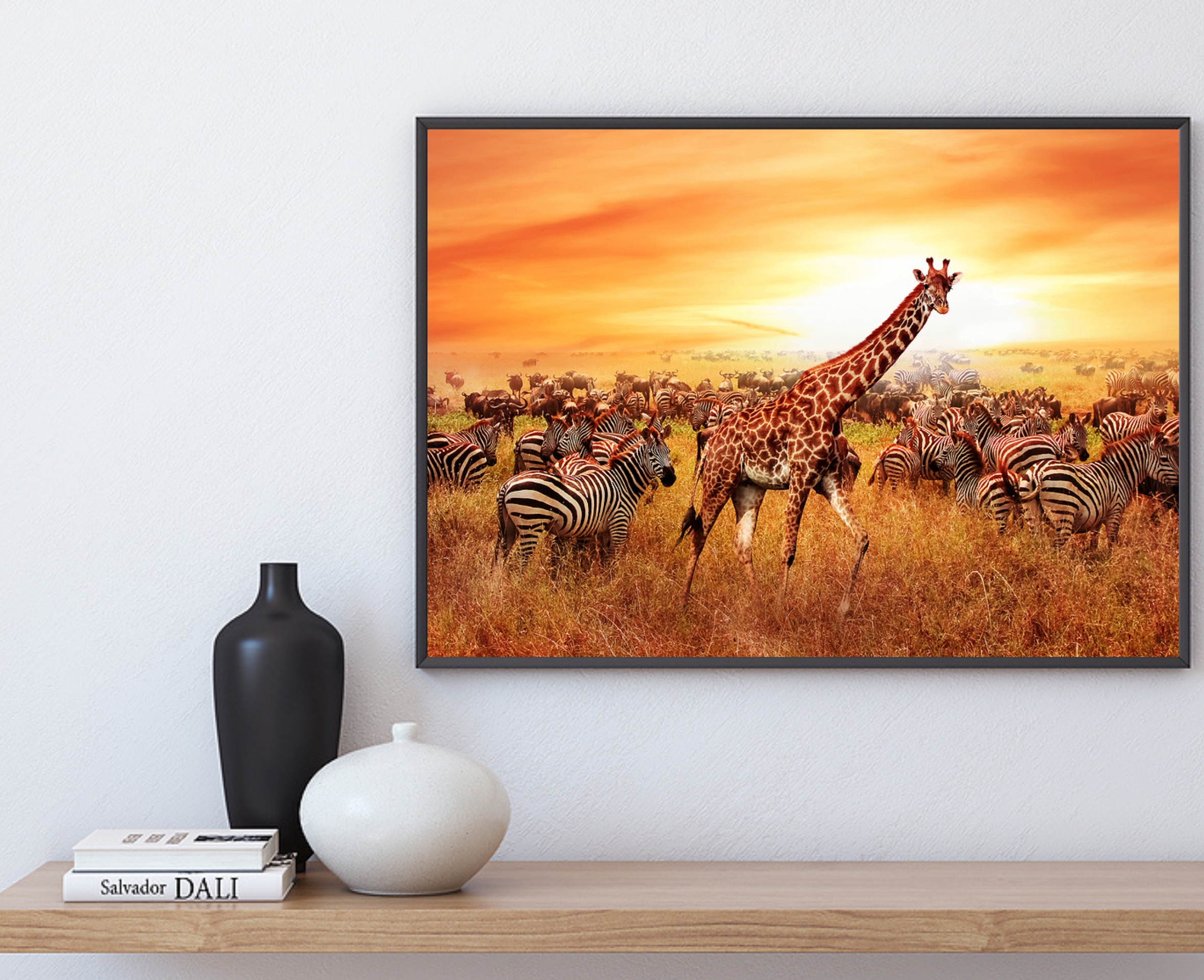 impresión de imagen de naturaleza en colores vibrantes para cuadros de decoración chromaluxe